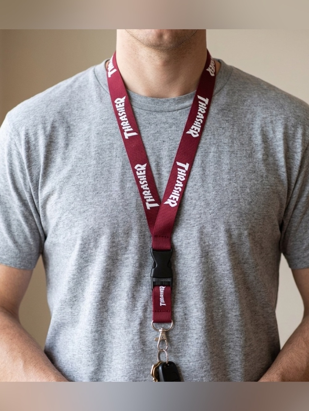 Maroon Thrasher Lanyard